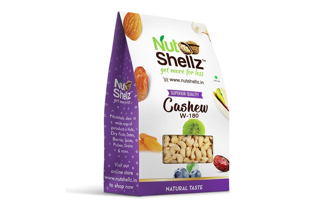 Nutshellz Cashew W-180    Box  100 grams
